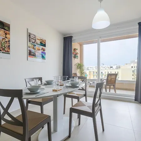 Spacious Brand New Hb Balcony 3 Bdr 2 Bth Bugibba Daire St. Paul's Bay